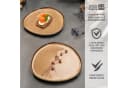 Moritz & Moritz Servierplatte ORGANIC 2er Set Beige Steinzeug Bild 4