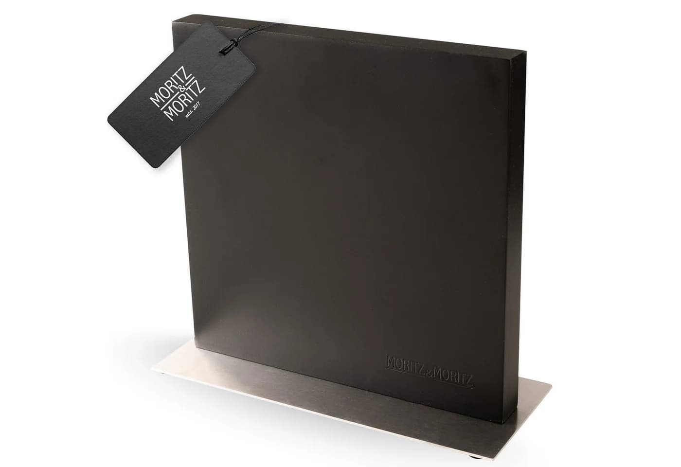 Moritz & Moritz Magnet-Messerblock Schwarz Edelstahl - Bild 2