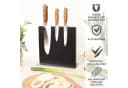 Moritz & Moritz Magnet-Messerblock Schwarz Edelstahl Bild 3