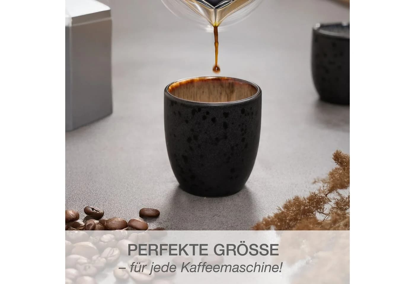 Moritz & Moritz Espressotasse SOLID 4-tlg. Bunt Steinzeug - Bild 5