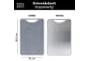 Moritz & Moritz Multifunktionales Schneidebrett Edelstahl Kunststoff Grau Bild 1