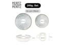 Moritz & Moritz Kombiservice ALHAMBRA 24-tlg. Geschirrset Beige Porzellan Bild 1