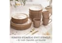 Moritz & Moritz Tafelservice MARIELLA 48-tlg. Beige Steinzeug Bild 5