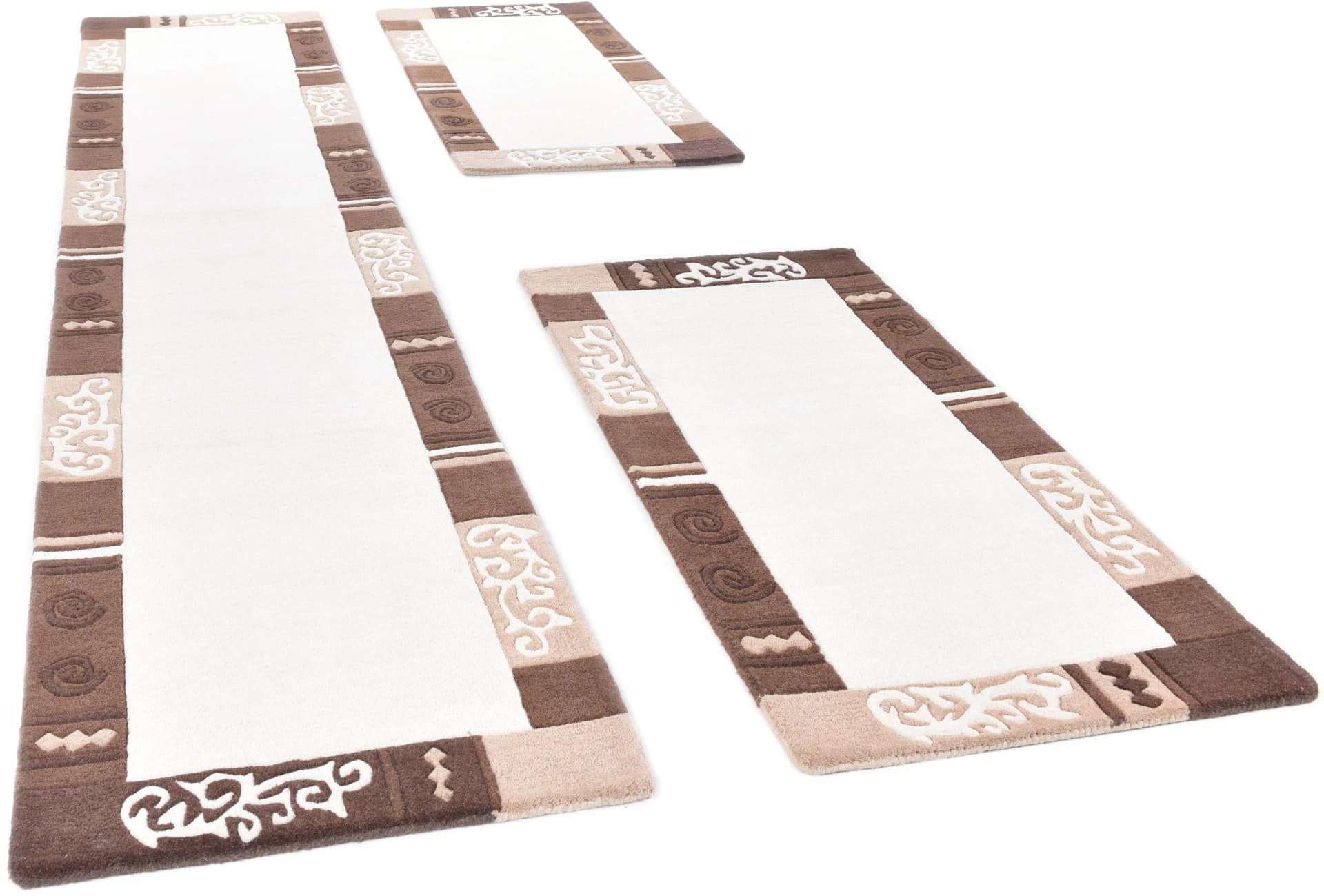 Bettumrandung THEKO Ambadi Beige Wolle