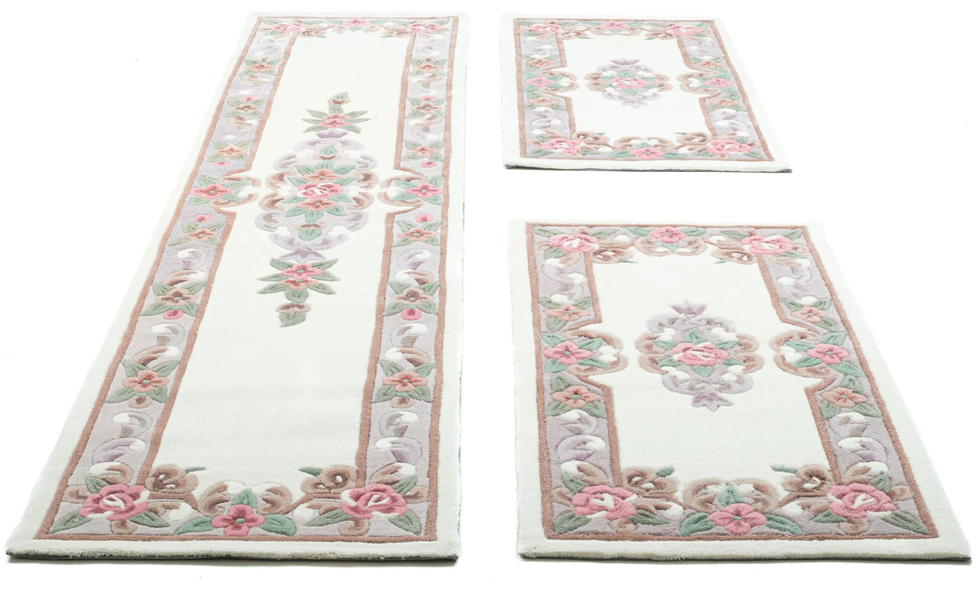Bettumrandung THEKO Ming Beige Florales Design
