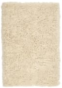THEKO Wollteppich Flokos 2 Uni Beige Hochflor 70x140cm Bild 1
