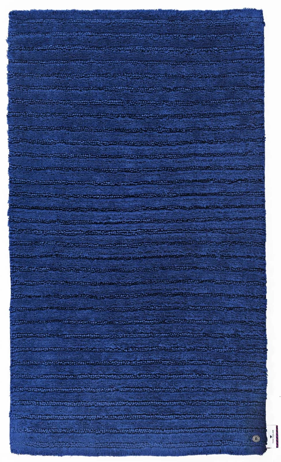TOM TAILOR HOME Badematte Cotton Stripes Dunkelblau 60x60 cm
