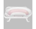 Uzman Babybadewanne Faltbar mit Liegenetz Rosa 4-teilig Bild 4