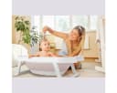 Uzman Babybadewanne Faltbar mit Liegenetz Rosa 4-teilig Bild 5