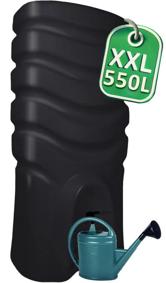 ONDIS24 Regenwassertank 550l Anthrazit Kunststoff - Bild 2