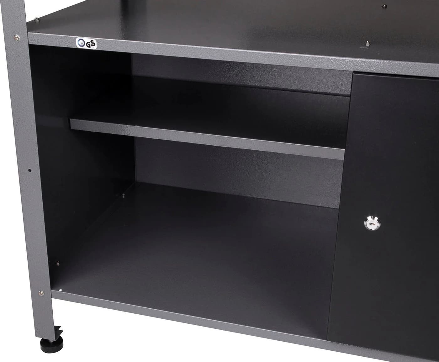 ONDIS24 Werkstatt-Set Grau Metall mit Werkbank & Schrank - Bild 5