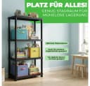 ONDIS24 Steckregal 3er Pack Anthrazit Kunststoff Schwerlastregal Bild 1
