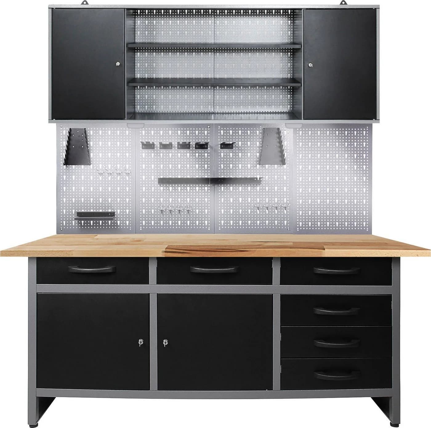 ONDIS24 Werkstatt-Set Karsten 160 cm mit LED-Beleuchtung - Bild 2