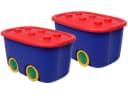 ONDIS24 Spielzeugbox Bunt mit Rädern und Deckel Bild 2