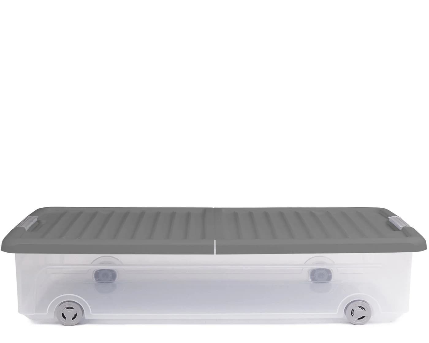 ONDIS24 Aufbewahrungsbox 35L Grau Transparent 3er Set - Bild 1
