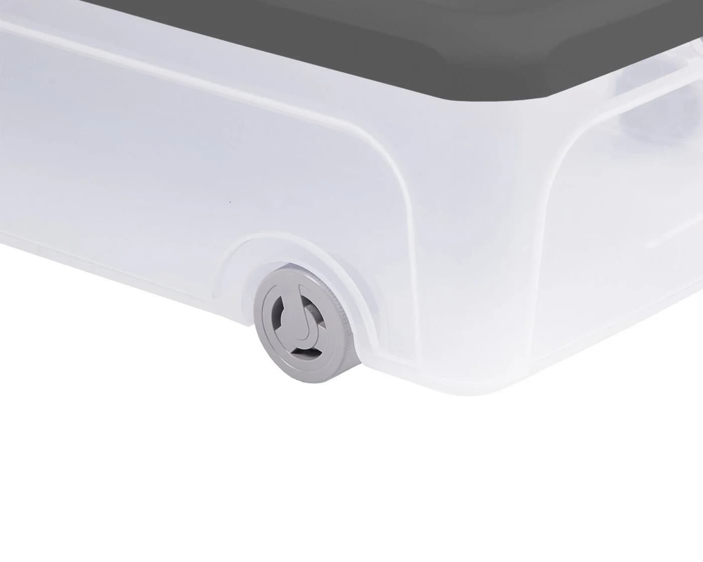 ONDIS24 Aufbewahrungsbox 35L Grau Transparent 3er Set - Bild 4