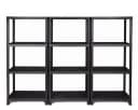 ONDIS24 Steckregal Anthrazit Kunststoff 60x30x131 cm Bild 2