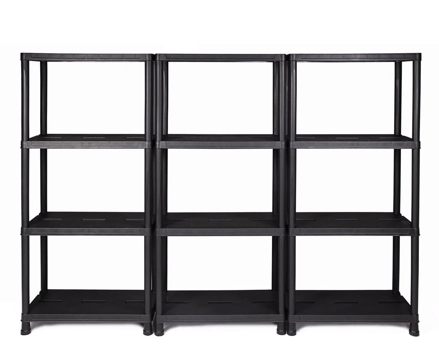 ONDIS24 Steckregal Anthrazit Kunststoff 60x30x131 cm - Bild 2