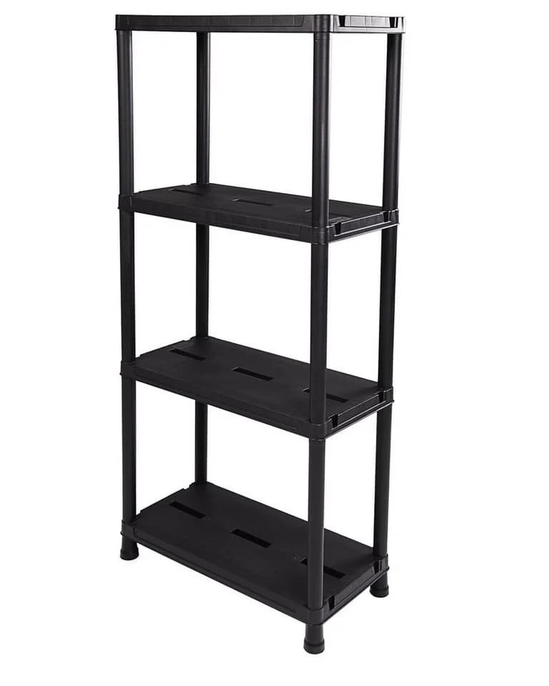 ONDIS24 Steckregal Anthrazit Kunststoff 60x30x131 cm - Bild 3