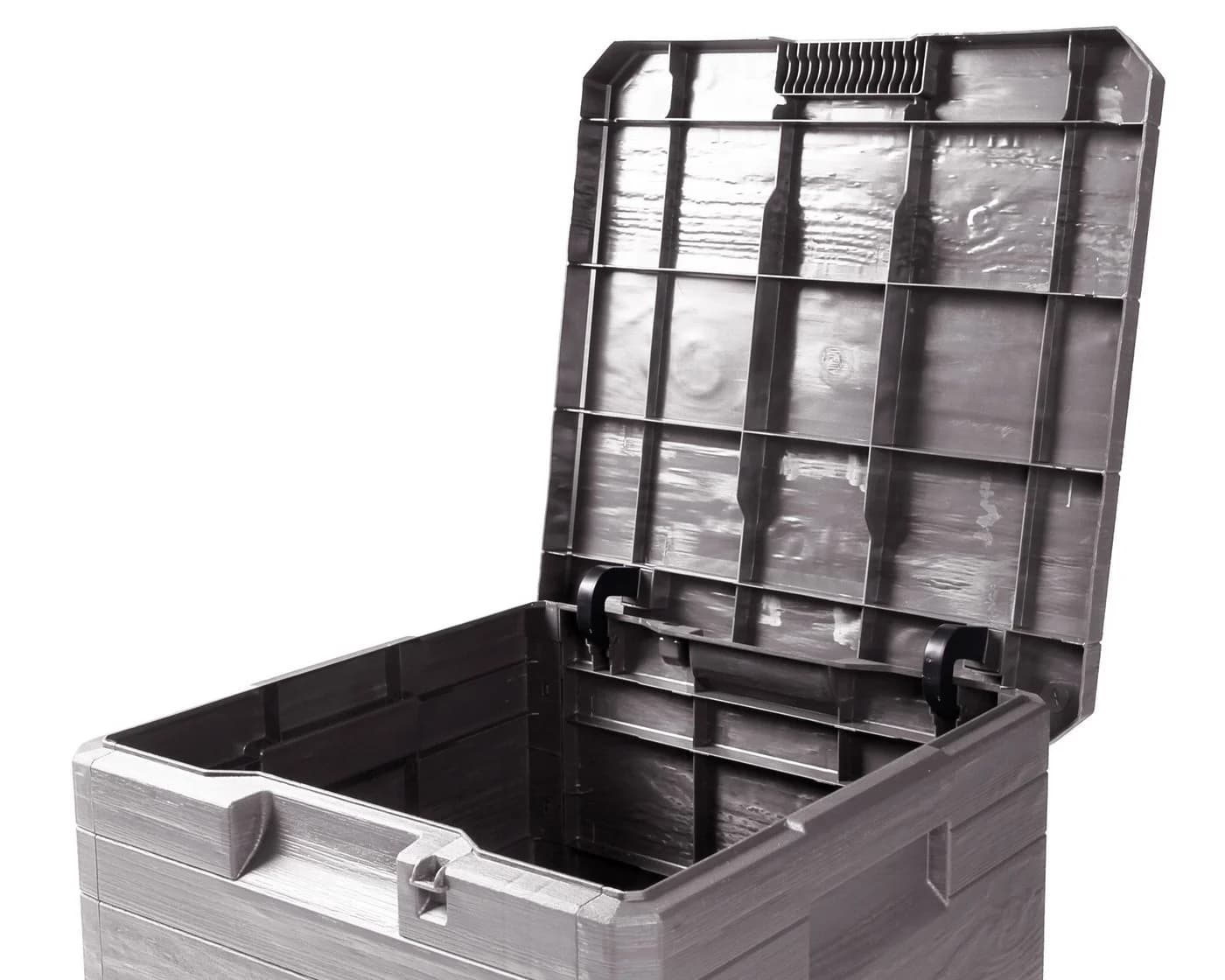ONDIS24 Kissenbox Madera Mini 90L Grau Holzoptik - Bild 3