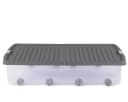 ONDIS24 Aufbewahrungsbox Unterbettbox 55L Grau Transparent Bild 1