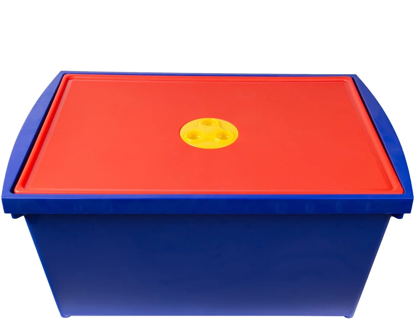 ONDIS24 Aufbewahrungsbox Spielzeugkiste 28L Blau/Rot Stapelbox - Bild 2