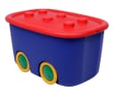ONDIS24 Aufbewahrungsbox Spielzeugkiste 46L Bunt mit Rädern Bild 4
