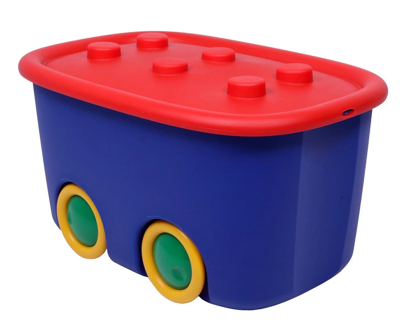 ONDIS24 Aufbewahrungsbox Spielzeugkiste 46L Bunt mit Rädern - Bild 4