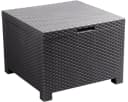 ONDIS24 Beistelltisch Artemide Anthrazit Rattanoptik mit Staufach Bild 2