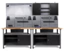 ONDIS24 Werkstatt-Set 240cm mit LED & Lautsprecher grau Bild 2