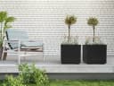 ONDIS24 Pflanzkübel Caro 40 Grau Beton-Optik mit Rollen Bild 4