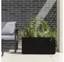 ONDIS24 Pflanzkübel Caro 80 Schwarz Beton-Optik mit Rollen Bild 5