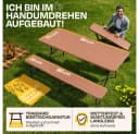 ONDIS24 Bierzeltgarnitur Lena mit Bierbänken Campingtisch Bild 1