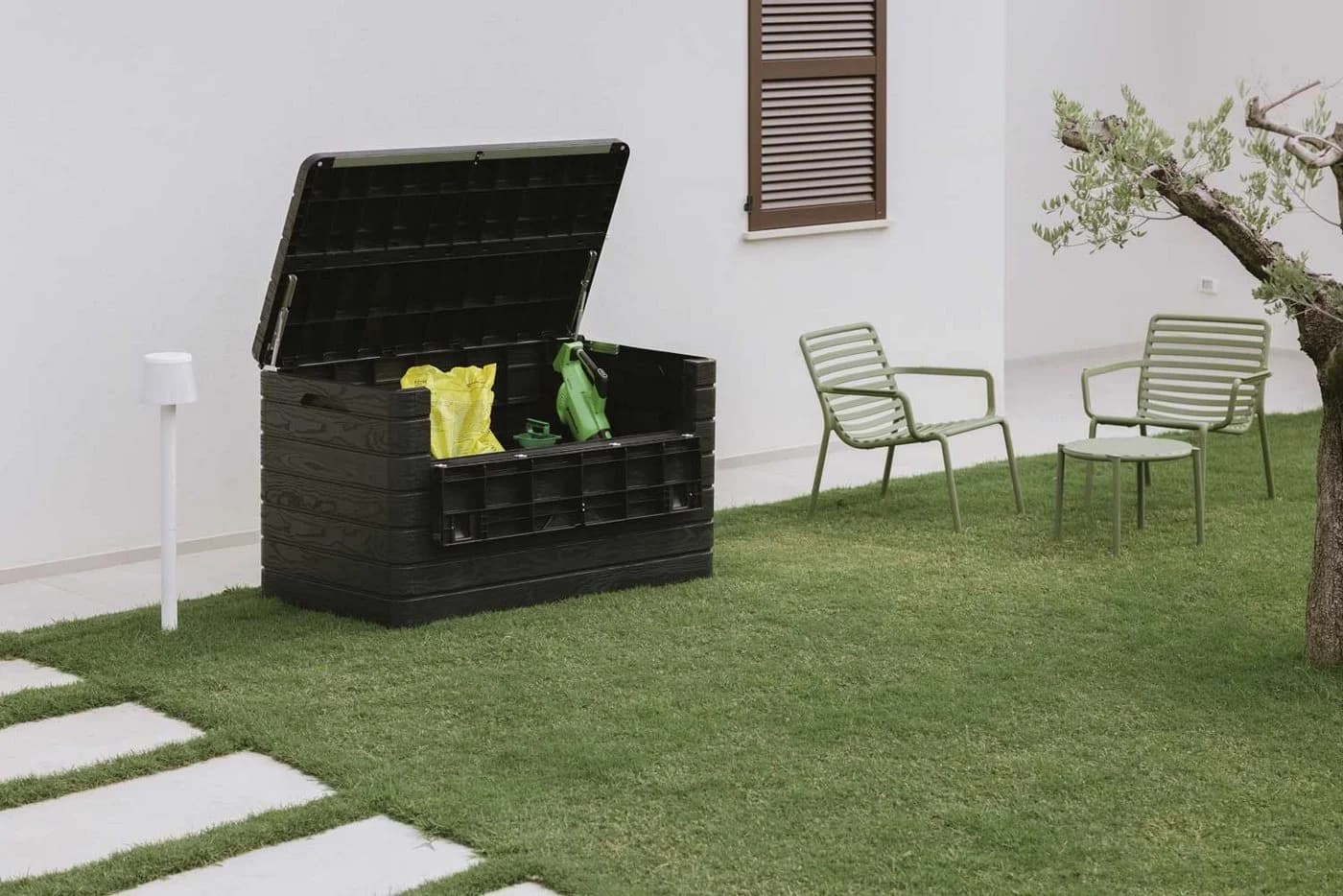 ONDIS24 Kissenbox Dolomiti XXL 970 L anthrazit Aufbewahrungsbox - Bild 5