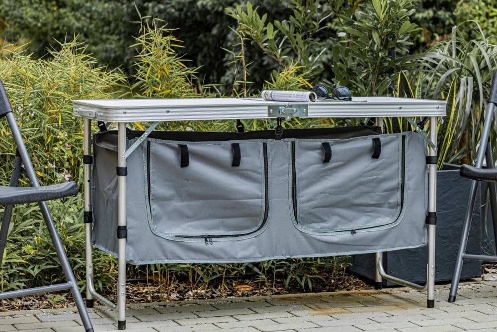 ONDIS24 Campingschrank mit 2 Fächern Aluminiumrahmen - Bild 4