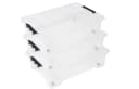 ONDIS24 Aufbewahrungsbox Jolly Rollbox 3er Set Transparent Bild 2