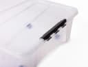 ONDIS24 Aufbewahrungsbox Jolly Rollbox transparent mit Deckel & Rollen Bild 3