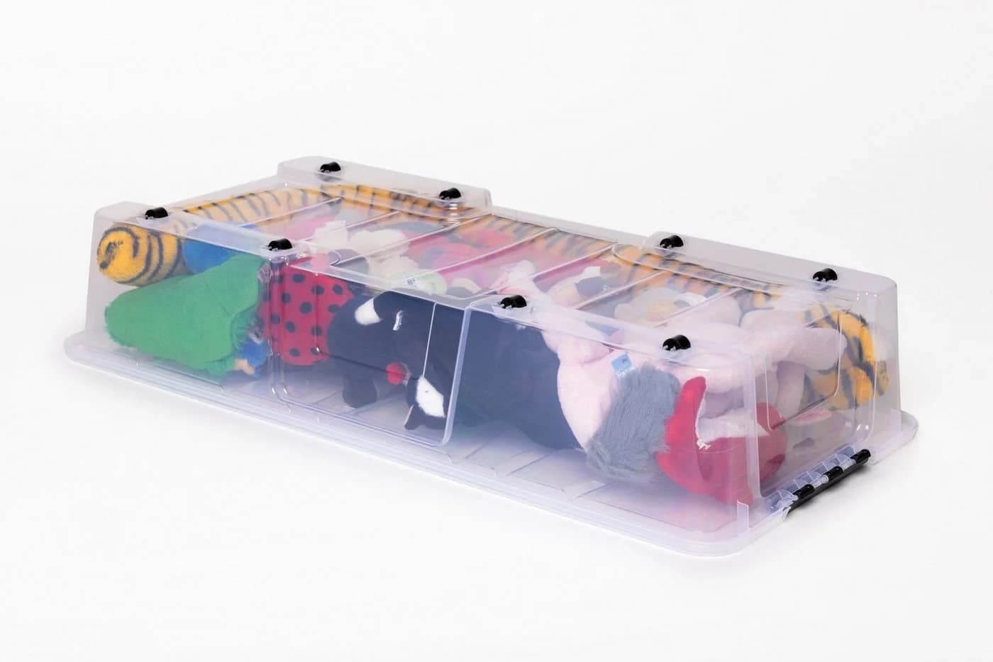 ONDIS24 Aufbewahrungsbox Jolly Rollbox transparent mit Deckel & Rollen - Bild 5