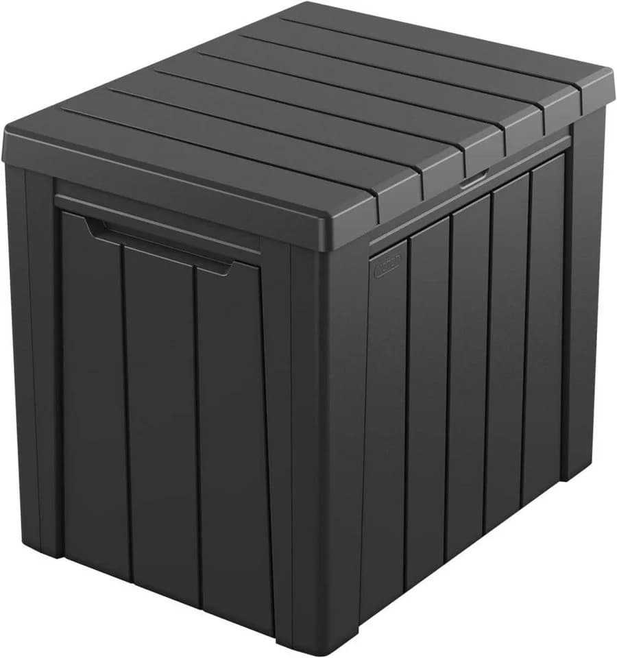 Keter Aufbewahrungsbox Urban 113L UV-beständig Holzoptik - Bild 2