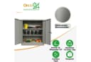 ONDIS24 Aktenschrank Mehrzweckschrank Stahlschrank abschließbar mit justierbaren Einlegeböden Bild 1