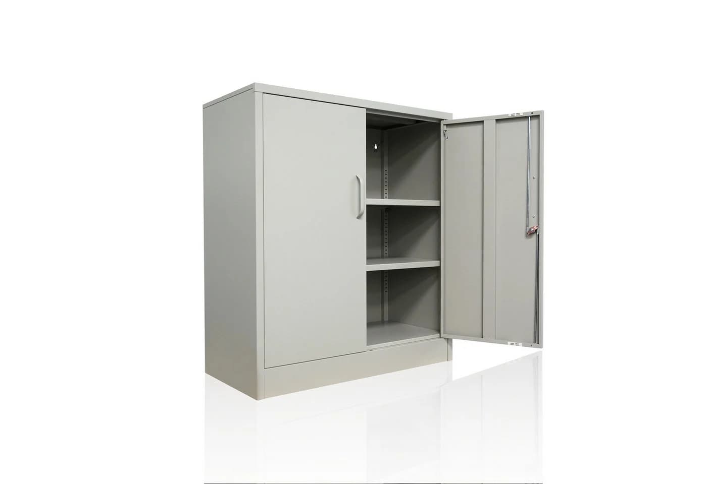 ONDIS24 Aktenschrank Mehrzweckschrank Stahlschrank abschließbar mit justierbaren Einlegeböden - Bild 2