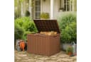 ONDIS24 Gartenbox City Cube 110L Holzoptik Beige/Grau Bild 1