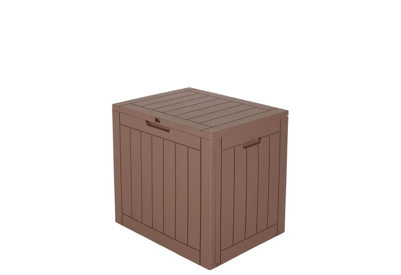 ONDIS24 Gartenbox City Cube 110L Holzoptik Beige/Grau - Bild 2
