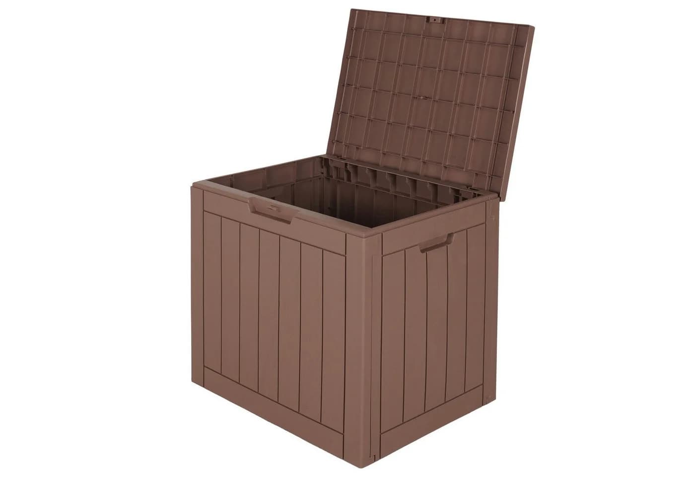 ONDIS24 Gartenbox City Cube 110L Holzoptik Beige/Grau - Bild 3