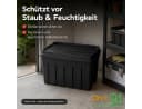 ONDIS24 Tuffbox Aufbewahrungsbox 140L Schwarz Stapelbar Bild 5