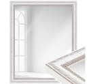 WANDStyle Wandspiegel H390 Weiß Massivholz Shabby Chic Bild 2