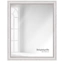 WANDStyle Wandspiegel H390 Weiß Massivholz Shabby Chic Bild 4