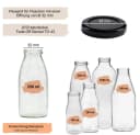 mikken 20er Set Schraubdeckel TO43 Schwarz für Glasflaschen Bild 1