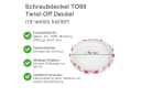 mikken Ersatzdeckel TO 66/69 mm 25er Set Rot Twist-Off Bild 4