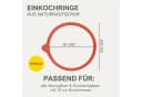 mikken Einkochring 50er-Set Naturkautschuk für WECK-Gläser RR100 Bild 1